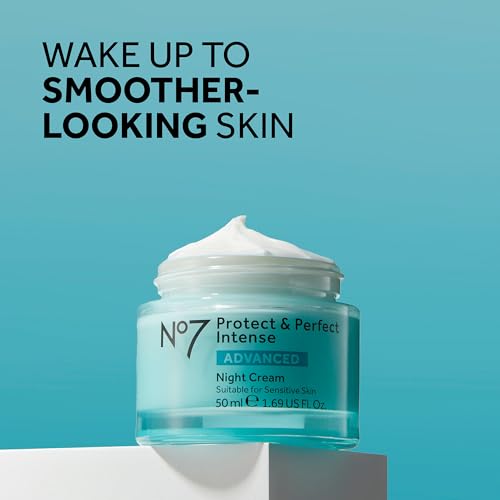 No7 Protect & Perfect Day & Night Face Moisturizer Bundle - Includes Intense Advanced Day Cream with SPF and Intense Advanced Night Cream for Face - 2-Piece Bundle