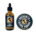 Beard Growth Kit for Black Men ? Beard Oil & Shea Butter Balm Set ? Softens, Moisturizes & Promotes Thicker Beards with Avocado, Mint & Jamaican Black Castor Oils (4 fl. oz.)