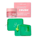I DEW CARE Lip Scrub - Cushy Crush, 1.05 oz. + Green Pouch Bundle