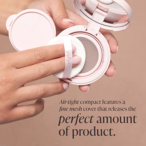 Mally Beauty Flawless Finish Transforming Effect Foundation - Deep - Full Coverage Cream Foundation - Breathable & Lightweight - Hydrating Formula with Vitamin E - Satin Finish
