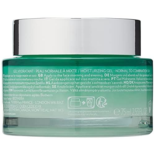 Biotherm Aquasource Hyalu Plump Gel, For Normal To Oily Skin. With plumping Hyaluronic Acid And Regenerating Biotech Plankton For Visibly Plumper And Glowing Skin