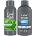 Dove Men+Care Body & Face Wash Variety 2-Pack ??Extra Fresh + Clean Comfort, Travel Essentials, 3 Oz Ea