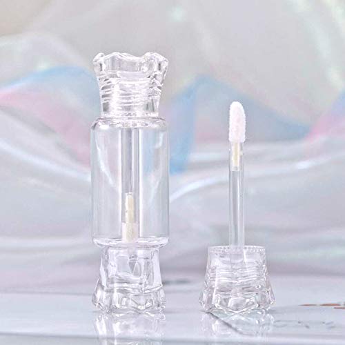 24 Pcs 8ml Portable Lip Gloss Tubes Container Empty Candy Shape Lip Balm Containers Refillable Cosmetic Tubes for Women Girls DIY Cosmetics