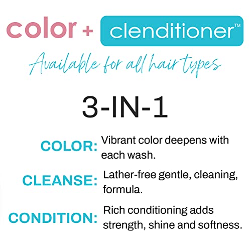 KERACOLOR Kit of 3-in-1 (Cleanse + Conditioner + Color) Rose Gold Semi-Permanent Hair Dye and Finishing Hair Spray 10oz