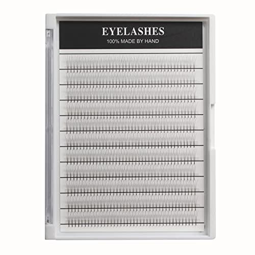Bodermincer 440pcs 3D Premade Fans False Eyelashes Extension Russian Volume Lashes Faux Mink Individual Lash Extensions (10mm)