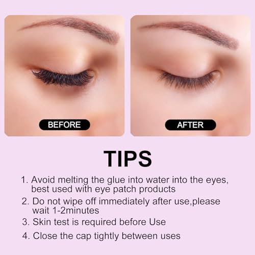 Cluster Lash Glue Remover Quick-Dissolving False Eyelash Remover for Easy Removing Lash Bond and Seal Safe Formula Lash Extension Clusters Remover 5ml Cluster Eyelash Extensions Remover