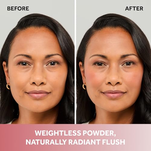 No7 Pro Artist Luxe Powder Blush for Cheeks - Buildable & Silky Face Makeup for Natural-Looking Glow - Lightweight, Long Wear Cheek Color in Soft-Focus Finish - Rose Blush (5g)