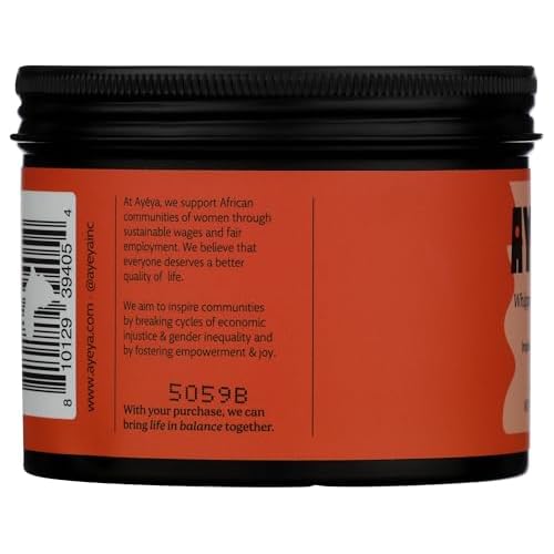 AY?YA Whipped Shea Body Butter ? Honor ? Cedarwood, and Baobab ? Rejuvenating Vegan Body Cream for Mature, Textured, or Dry Skin ? Fair-Trade Shea Butter and Coconut Oil ? 5 oz