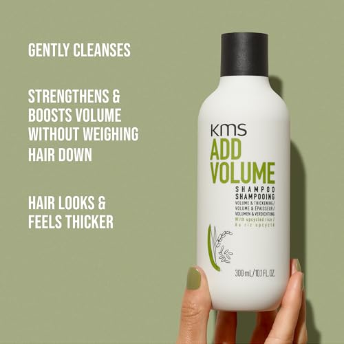 KMS AddVolume Shampoo, Thickening & Strength for Fine to Medium, Thin or Weak Hair, 75ml