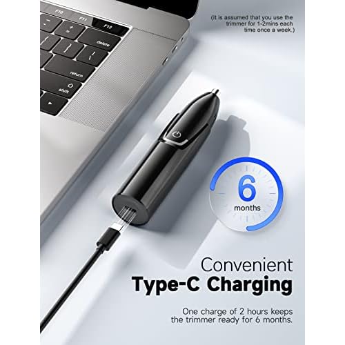 ZORAMI Ear and Nose Hair Trimmer Clipper Battery-Operated & Rechargeable