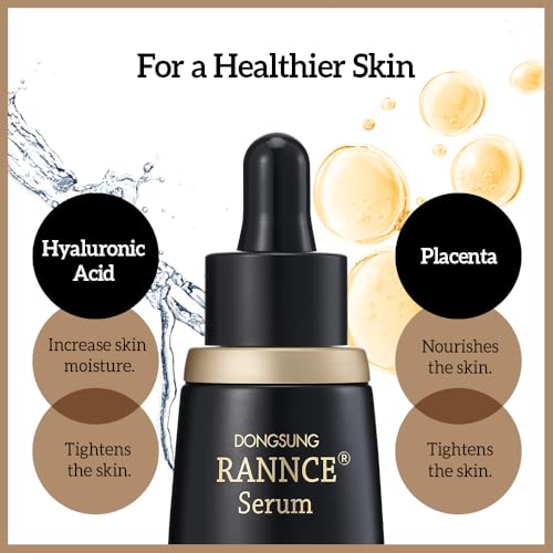 DONGSUNG RANNCE C-Serum Skin Care Korean Night Face Essence with a-Bisbolol, Kojic Acid, Niacinamide for Glass Skin 45ml / 1.52Fl. oz