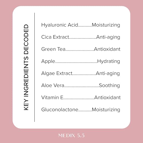 MEDIX 3% Concentrated Hyaluronic Acid Hydrating Gel Body Booster Dry Skin Moisturizer, Anti Aging Skin Care Booster For Restoring Skin Barrier, Wrinkles, Age Spots, & Fine Lines, 1.7 Fl Oz