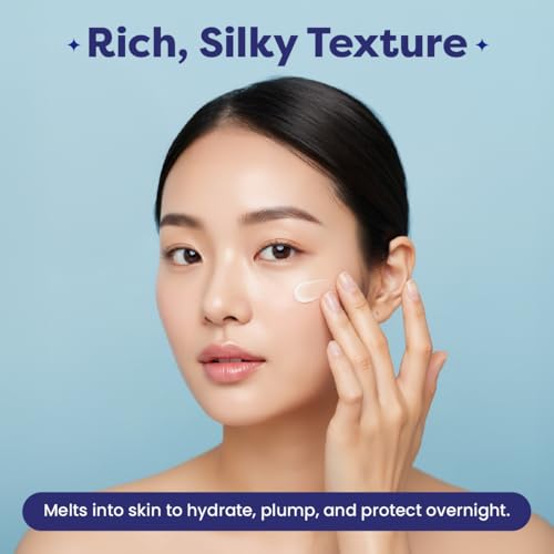 FACETORY Dewy Night Sleeping Mask ? Hydrating Overnight Face Mask with Probiotic Ferments, Peptides, and Hyaluronic Acid ? Fragrance-Free K-Beauty Skincare, 50 ml