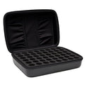 Edens Garden Essential Oil Carrying Case ? Portable Travel Organizer Holds 48 Bottles (5 ml, 10 ml & Roll-Ons) ? Hard Shell Zipper Storage Bag with Handle for Aromatherapy Accessories - Black