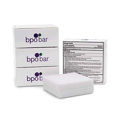 Dermaharmony 10% Benzoyl Peroxide Cleansing Bar for acne (4 oz)