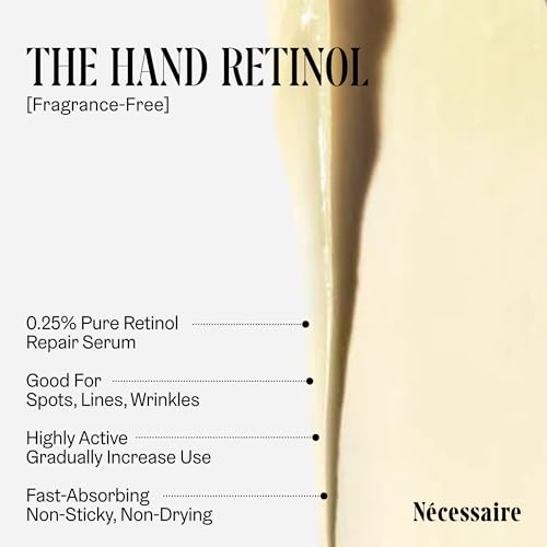 N?cessaire The Hand Duo ? The Hand Cream + The Hand Retinol Treatment Gift Set for Dry Hands ? Daily Moisture + Nighttime Repair with Ceramides, Peptides & Retinol ? 2 x 2.2 oz
