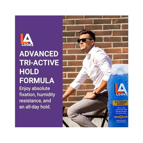 L.A. Looks Sport Activity Proof Power Gel, Mega X-Treme Hold 20 oz (Pack of1)