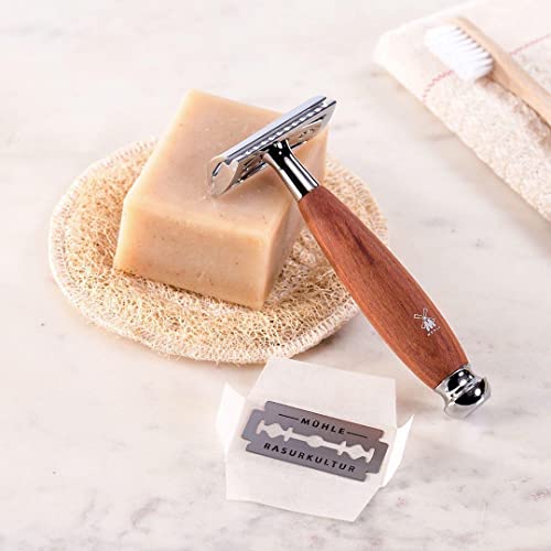M?HLE VIVO Closed Comb Safety Razor - Clean Shaving, Modern Design