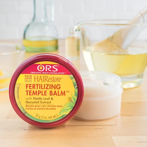 ORS HAIRestore Fertilizing Temple Balm with Nettle Leaf and Horsetail Extract 2 Ounces (Pack of 2)