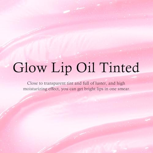 KYDA Hydrating Lip Glow Oil, Color Changing Tint, Moisturizing Lip Oil, Glossy Transparent Plumping Lip Gloss, Tinted Lip Oil for Lip Care and Dry Lips-Pearl Shimmer