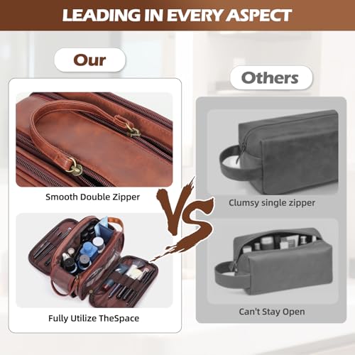 Toiletry Bag for Mens Traveling,Personalized Travel Toiletry Bag for Men,Toiletry Travel Organizer Bag,Water Resistant Toiletry Travel Shaving Bag,Toiletries Mens Gift (M)