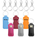 Chapstick Holder Keychain Lip Gloss Holder Keychain Cute Lip Balm Sleeve Pouch Lipstick Holder Keychain 6 PCS