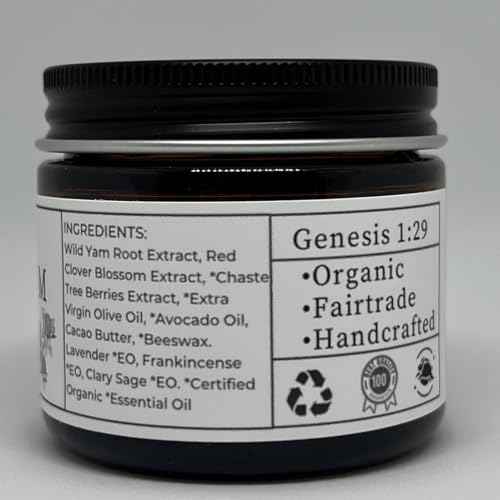 Faith and Grace Organics Organic Enriched Wild Yam Cream, All Natural Made in the USA