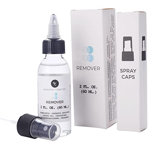 Narrative Cosmetics Alcohol Free Makeup Remover for Alcohol Activated Makeup - Perfect for Special FX, Theater, Film, and Halloween - 2 Fl Oz (60 ml)