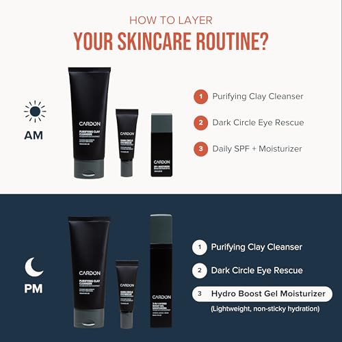 Cardon | Anti-Aging Face Moisturizer for Men | Korean Skincare Facial Lotion | Hydro Boost Gel | Healing Cactus Extract, Reduce Wrinkles, Repair Acne Scars | Ultra Light Face Cream (1 CT)