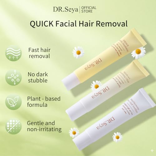 Hair Removal Cream Set for Men And Women - Convenient Home Kit, for Underarms, Legs, Arms, No Irritation