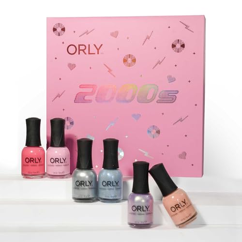 Orly Nail Polish 2000s Collection | Creme Colors & Chrome Shimmers Perfect for Winter (6PIX)