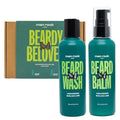 Men Rock Beardy Beloved Awakening Essential Beard Kit - Sicilian Lime - Beard Balm and Wash - Mens Face Care Kit - Skincare Products for Men - 2 Pc