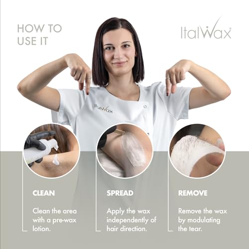 Italwax Top Line Crystal Hard Wax Beads 1.65 lb (750 g) ? Ultra-Delicate Unscented Wax with No Colorants, Semi-Creamy Texture for Facial Areas, Professional Use ? Made in Italy