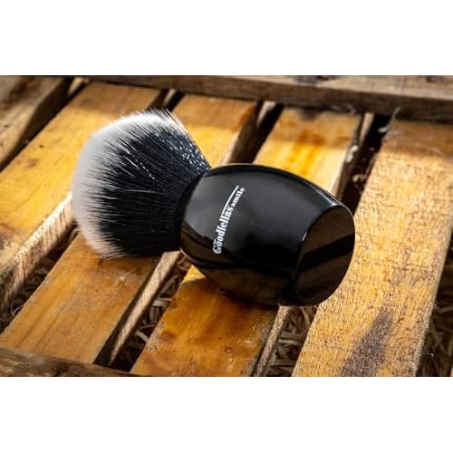 The Goodfellas¡¯ Smile Botticella Synthetic Shaving Brush ? High-Density PBT Fiber, 26 mm Knot, Resin Handle Grooming Brush for Soap & Cream