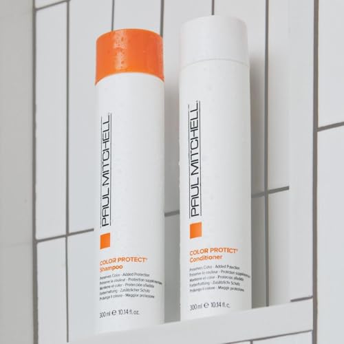 Paul Mitchell Color Protect Shampoo and Conditioner Set, Adds Protection, For Color-Treated Hair