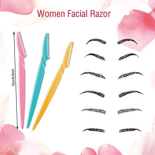 New Designed for Sensitive Skin Painless 2-in-1 Bikini Trimmer for Women,Dual Heads Electric Shaver & Razor for Body Pubic Underarm&Facial Hair,IPX7 Waterproof,Rechargeable Cordless Razor