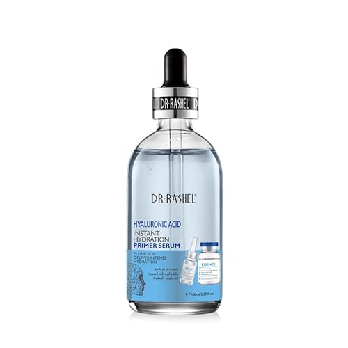 Dr Rashel Hyaluronic Acid Instant Hydration Primer Serum | Hydration, Moisturizer - Anti-Aging And a Youthful Glow, Size 100ML (3.38 FL Oz) Pack of 1