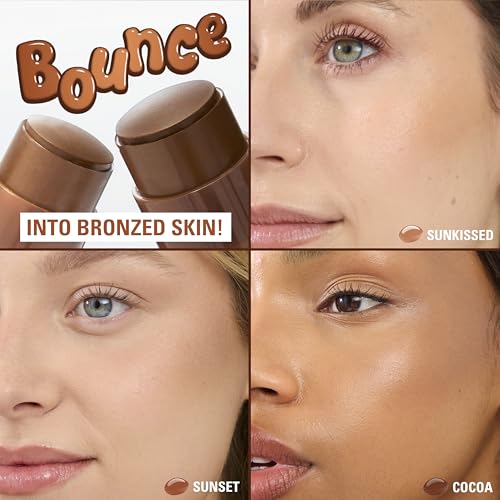 Revolution Beauty London, Jelly Bronzer Tint, Bronzing Makeup for a Sun-Kissed Glow to Cheeks, Vegan & Cruelty-Free, Dark Cocoa, 0.28 oz