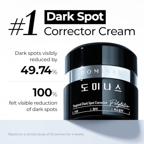 DOMINAS Dark Spot Corrector Cream - Visibly Reduce Age Spots, Sun Spots with TXA, Niacinamide and Bakuchiol, Brightening Daily Moisturizer for Uneven Tone and After Spot Care, Korean Skincare, 1.76 oz