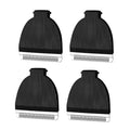 4 Packs Black Replacement Blades for Meri-dian Trimmer,Compatible with Meridian Body Trimmer Onyx & Sage£¬Hygienic Ceramic Replacement Blades