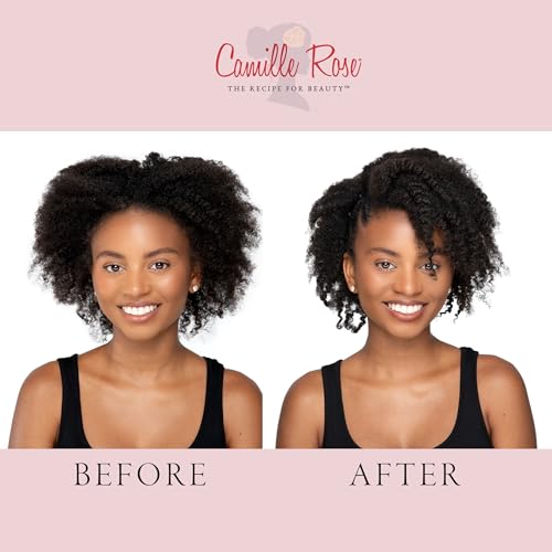 Camille Rose Black Castor Oil + Chebe Pure Strengthening Hair Oil ? Nourishing Oils for Dry, Damaged High-Porosity Hair, 2 Fl Oz