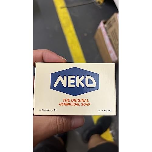 Neko Germicidal Soap - 2.82 oz / 80g - Family Bar Soap, Old Traditional Recipe, (Pack of 2)