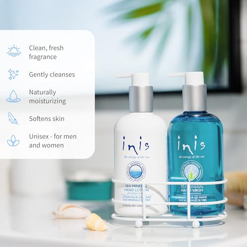Inis the Energy of the Sea Liquid Hand Soap & Hand Lotion Caddy