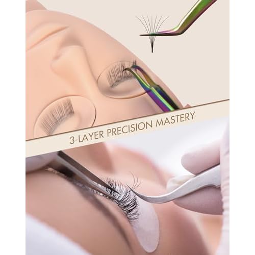 Realistic Eye Socket Replacements for Lash Mannequin Head, Soft Silicone Removable Eyelash Extension Training Eyes for Mannequin Heads, Professional Eyelash Extension Tools