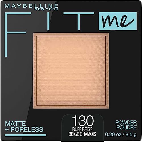 Maybelline New York Fit Me Matte Plus Poreless Powder, Buff Beige