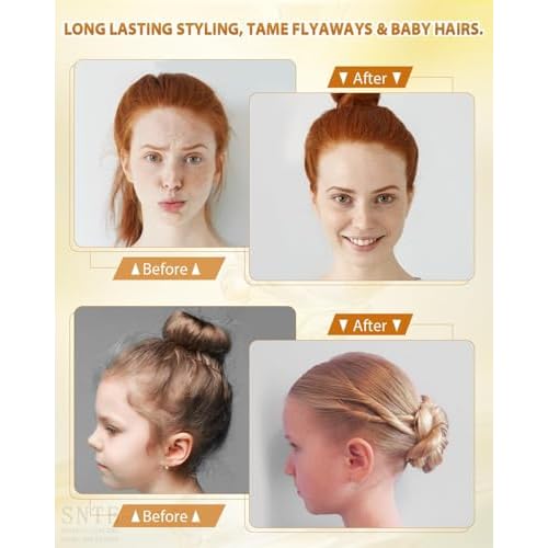 Samnyte Hair Wax Stick, Hair-Styling Waxes, Nourishing Accessories - Slick Stick for Women & Kids, Gel Tamer for Flyaways, Bun Maker & Styling Cream, 2.7 Fl Oz