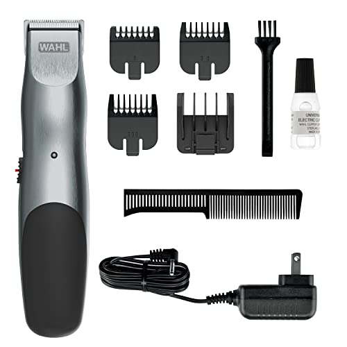 MicroTouch SOLO Titanium, Rechargeable Beard & Body Razor that Trims, Edges, Shaves, and Grooms