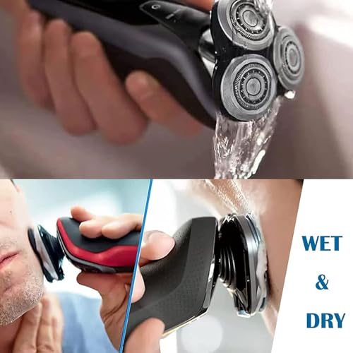 SH60 Replacement Head Blades Compatible with philips Shaver Series 6000, Upgraded Cutter Sh60/72 Replacement Heads for Series 6000 S6000 S6810 S6820 S6850 S6880/81 Comfort Shaving Razor Head