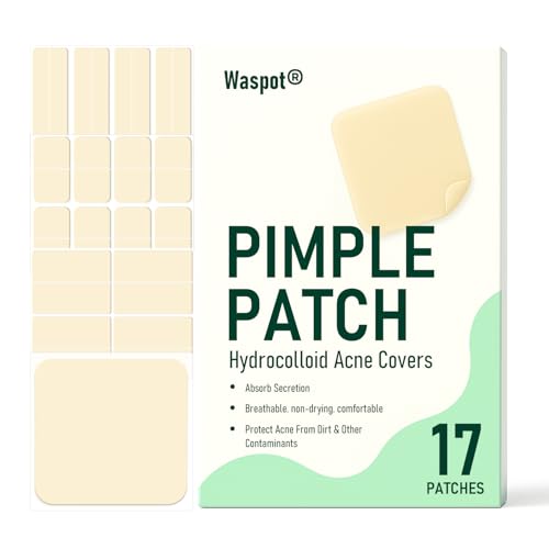 Original Hydrocolloid Acne Patches (17 Count) | Medical Grade for Cystic Breakouts, Invisible Spot Treatment & Overnight Healing