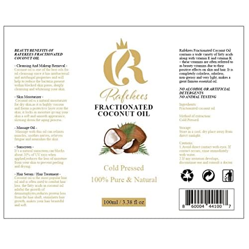 Rafekees FRACTIONATED COCONUT OIL